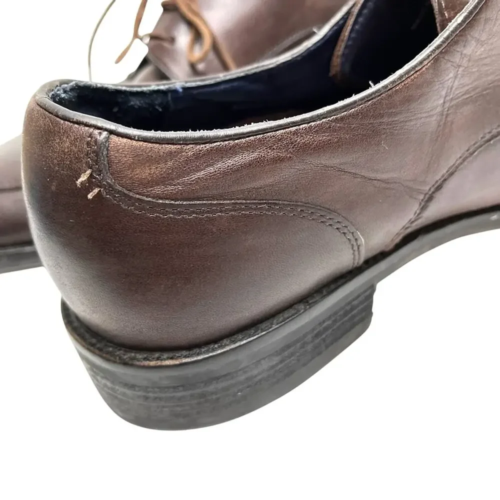 Cole Haan Grand OS Mens Dark Brown Genuine Leather Oxford Dress Shoes sz 11